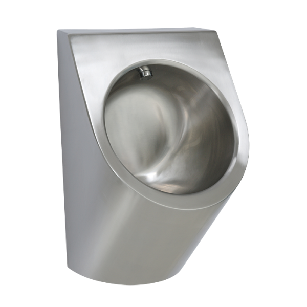 Pisoar din oțel inox cu robinet de spălare cu senzor termic, 6 V