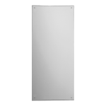 Oglindă din oțel inox pentru persoane cu dizabilități (900 x 400 mm)