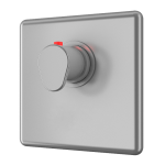 Control duș fără buton piezo pentru dușuri cu monezi și token cu index M - 2 căi de alimentare, cu mixer termostatic