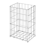 Coș de gunoi din sârmă de oţel inox