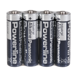 Set de 4 baterii alcaline AA, 1,5 V, 2700 mAh