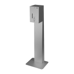 Distribuitor automat de dezinfectare din oțel inoxidabil pentru Dezinfectarea maninilor cu lichid sau gel și săpun lichid - picior de prindere pe pardoseala, 12 V