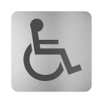 Pictogramă - toaletă pentru persoane cu dizabilități