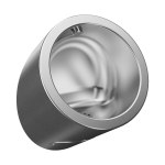 Pisoar din oțel inox cu robinet de spălare cu senzor termic, 24 V DC