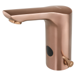 Baterie lavoar inalta cu mixer rece/cald, fără robinet colț, ROSE GOLD MATT, 24 V DC