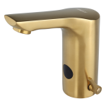 Baterie lavoar inalta cu mixer rece/cald, fără robinet colț, GOLD MATT, 6 V