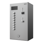 Unițăți pentru monezi sau token pt. 1 la 8 aparate monofazate 230 V AC, 24 V DC