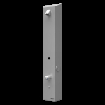 Panou de duș din oțel inox pentru token, pentru apă rece și caldă cu mixer, 24 V DC