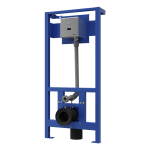 WC - Control de spălare pentru apă sub presiune SLW 01NK preinstalat pe cadrul de montaj SLR 03, 24 V DC