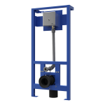 Control de spălare a WC pentru apă sub presiune SLW 01PB, piezocontrolat și preinstalat pe cadrul de montare SLR 03, 6 V