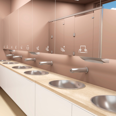 Module în spatele oglinzilor: design curat, soluție inteligentă