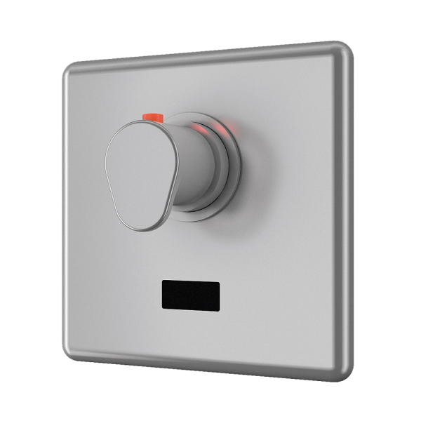 Baterie de duș cu senzor infraroșu și mixer termostatic, 24 V DC