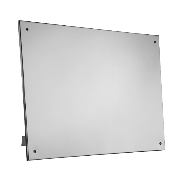 Oglindă din oțel inox pentru persoane cu dizabilități, control la perete, (400 x 600 mm)