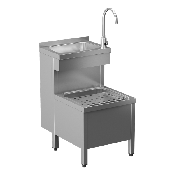 Spălător combinat stativ din oțel inox pentru curățenie cu baterie SLU 08LNDB