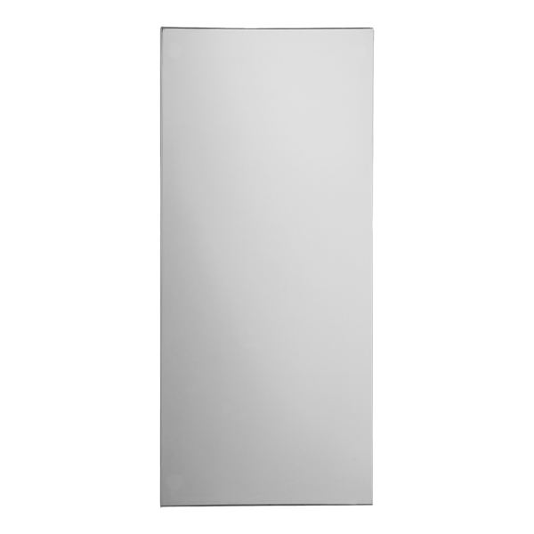 Oglinda din otel inox (900 x 400 mm) pentru lipire