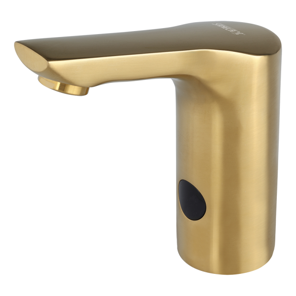 Baterie lavoar cu senzor pentru apa rece si calda, GOLD MATT, 24 V DC