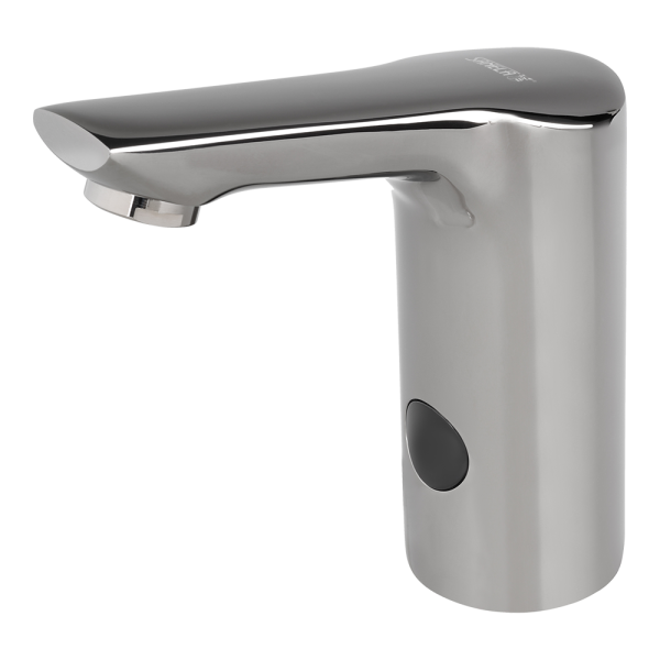 Baterie lavoar cu senzor pentru apa rece si calda, METAL GREY, 6 V