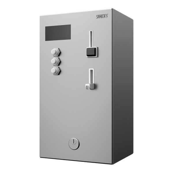 Unitate de duș cu monezi sau token pâna la 3 dușuri, 24 V DC, alegerea dușului de unitate, control direct
