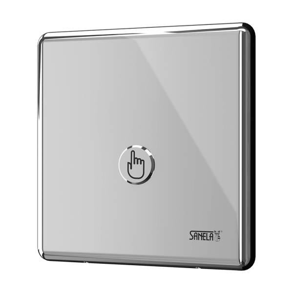 Baterie de duș cu buton piezo pentru apă rece sau premixată, 24 V DC